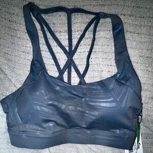 ZIYA NWT Light & Tight Sports Bra XXL “Gray Majesty”
